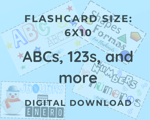 6X10 Flashcards | FUN FLASHCARDS CO