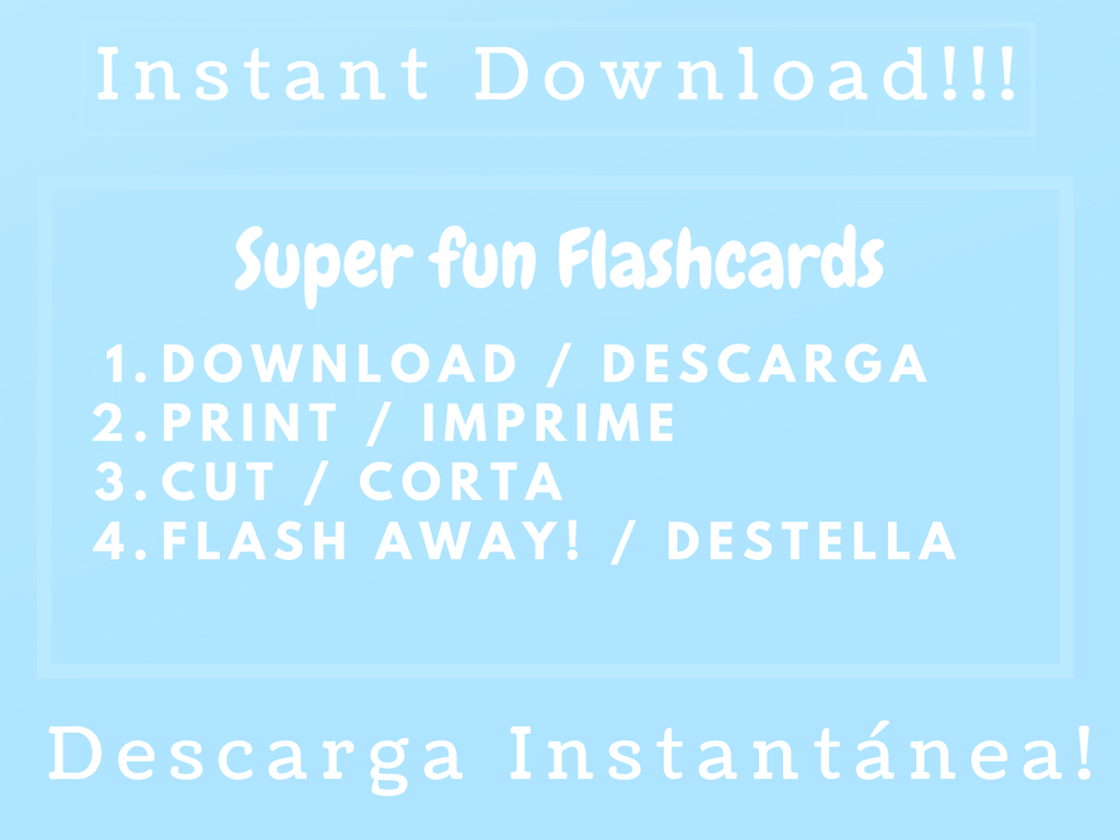 The Best Bilingual Numbers Flashcards – FUN FLASHCARDS CO